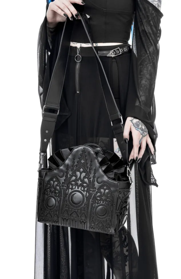 Restyle Dark Altar Shoulder Bag