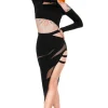 Restyle DELANEY ASYMMETRIC SKIRT Thigh Split