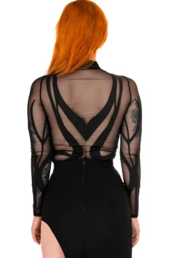 Restyle DESIREE SKIRT Asymmetric Skirt with PU seams