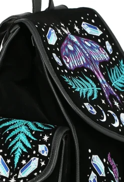 Restyle ENCHANTED FOREST BACKPACK Magical backpack with moth embroidery