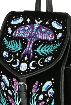 Restyle ENCHANTED FOREST BACKPACK Magical backpack with moth embroidery