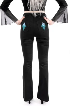 Restyle ENCHANTED FOREST BELL-BOTTOM JEANS