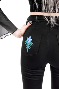 Restyle ENCHANTED FOREST BELL-BOTTOM JEANS