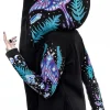 Restyle ENCHANTED FOREST HOODIE with detailed embroidery moth and fern