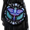 Restyle ENCHANTED FOREST ROUND BAG with moon moth and crystals