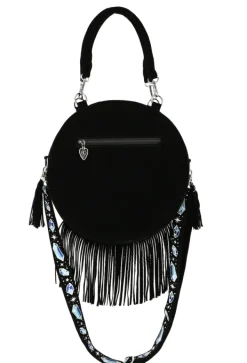 Restyle ENCHANTED FOREST ROUND BAG with moon moth and crystals