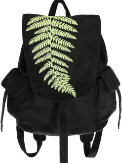 Restyle FERN BACKPACK Vegan suede, forest witch sack