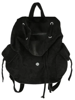 Restyle FERN BACKPACK Vegan suede, forest witch sack