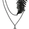 Restyle FERN BLACK NECKLACE