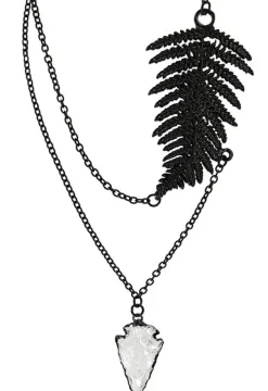 Restyle FERN BLACK NECKLACE