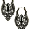 Restyle Gold Snake Earrings