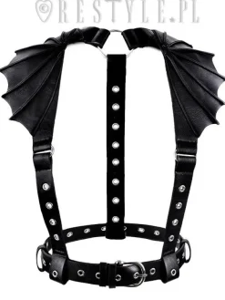 Restyle Gothic Accessory, Occult fashion "BAT WINGS HARNESS BELT"