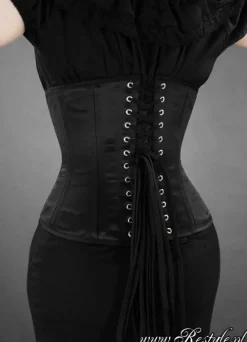 Restyle gothic cameo underbust corset with crow 
