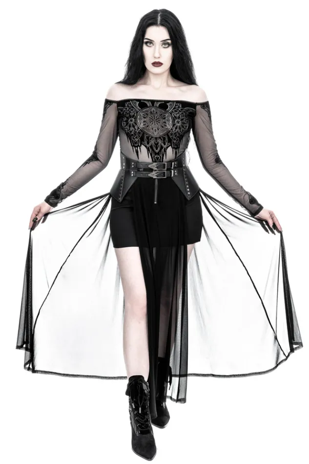 Restyle GOTHIC CHAPEL BODYSUIT OFF SHOULDERS