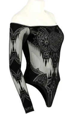 Restyle GOTHIC CHAPEL BODYSUIT OFF SHOULDERS
