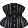 Restyle gothic corset, hourglass shape, sturdy "CU2 Black Mesh Underbust"