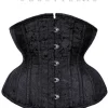 Restyle Gothic corset, hourglass shape, sturdy "CU10 Black Brocade Underbust"