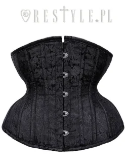 Restyle Gothic corset, hourglass shape, sturdy "CU10 Black Brocade Underbust"