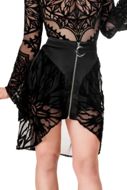 Restyle Grand Rose Floaty Skirt Cathedral Rosette, skirt with a veil
