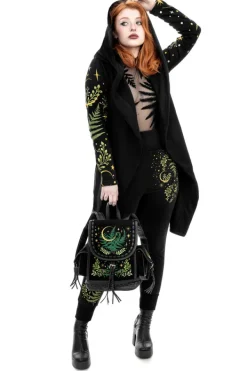Restyle HERBAL BACKPACK with fern and crescent embroidery