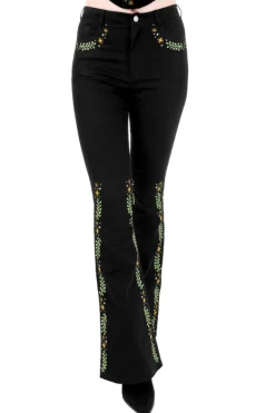 Restyle HERBAL BELL-BOTTOM JEANS