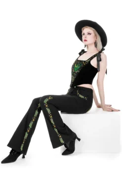 Restyle HERBAL BELL-BOTTOM JEANS