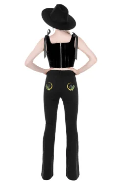 Restyle HERBAL BELL-BOTTOM JEANS
