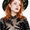 Restyle HERBAL HAT with fern embroidery