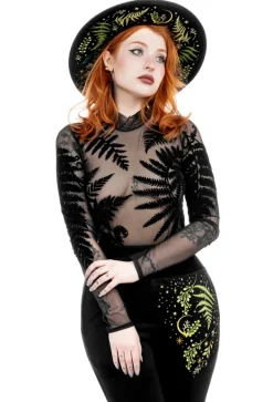 Restyle HERBAL HAT with fern embroidery