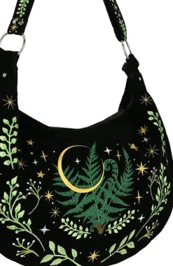 Restyle HERBAL Hobo Bag Fern Embroidery