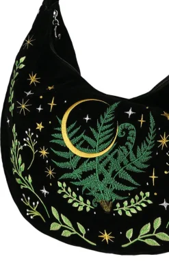 Restyle HERBAL Hobo Bag Fern Embroidery
