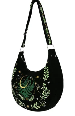 Restyle HERBAL Hobo Bag Fern Embroidery