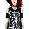 Restyle La Mort cold shoulder tshirt death tarot