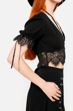 Restyle LICHEN LACE TOP