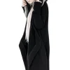 Restyle Long, gothic Into the Wild Hoodie with oversized hood and antlers