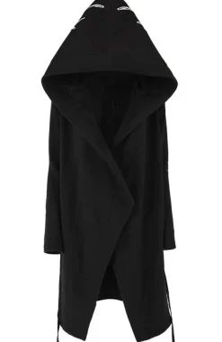 Restyle Long, gothic Into the Wild Hoodie with oversized hood and antlers