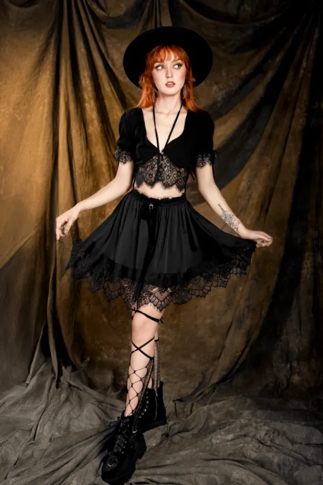Restyle LOST IN MAGIC MINI SKIRT