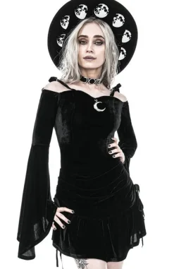 Restyle LUCRETIA DRESS draped heart neckline dress