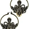 Restyle Medusa Gold Hoop Earrings