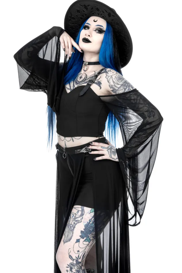Restyle MIDNIGHT VEIL LONG SLEEVE TOP