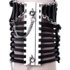 Restyle Modern bangle, Gothic cuff, modern goth "STRING BRACELET"