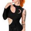 Restyle MOON ARMY BODYSUIT Asymmetric Blouse