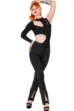 Restyle MOON ARMY BODYSUIT Asymmetric Blouse