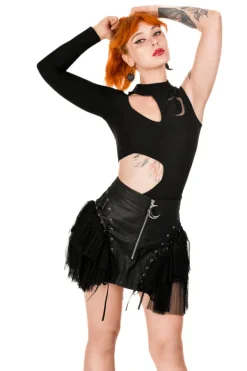 Restyle MOON ARMY BODYSUIT Asymmetric Blouse