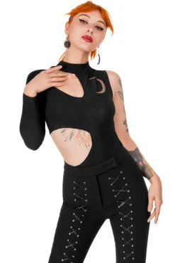 Restyle MOON ARMY BODYSUIT Asymmetric Blouse
