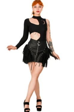 Restyle MOON ARMY BODYSUIT Asymmetric Blouse