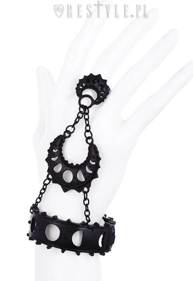 Restyle Moon Phases, bracelet connected with ring "LUNAR GODDESS BRACELET"