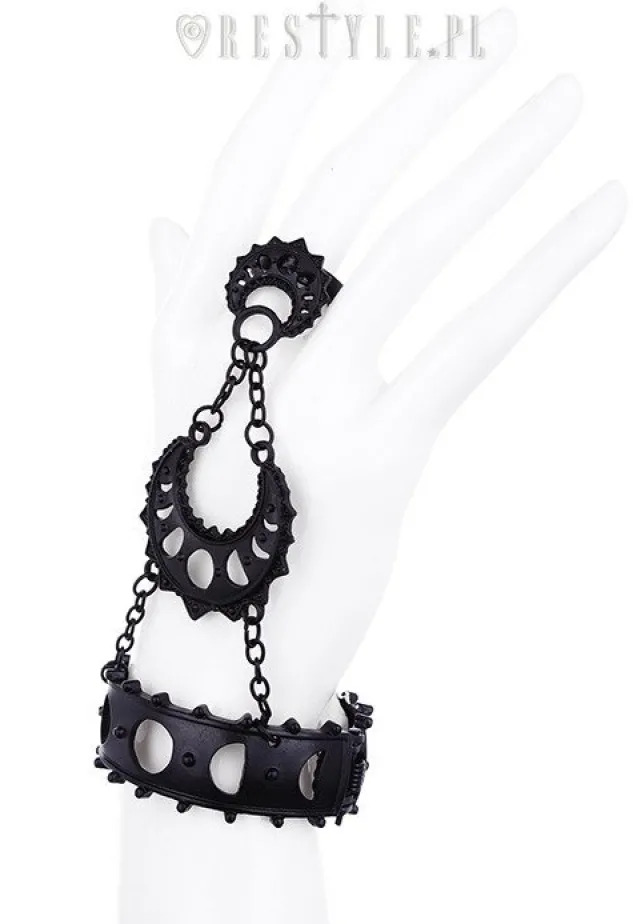 Restyle Moon Phases, bracelet connected with ring "LUNAR GODDESS BRACELET"