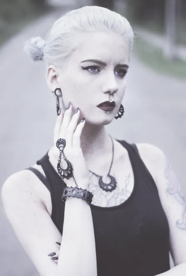 Restyle Moon Phases, bracelet connected with ring "LUNAR GODDESS BRACELET"