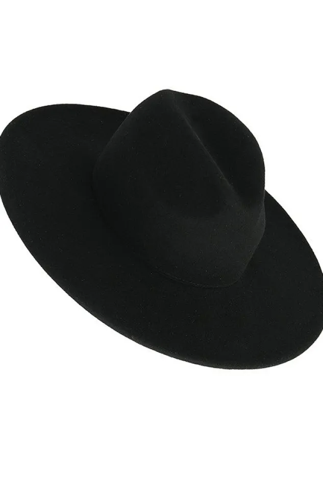 Restyle Moon Phases Hat with wide brim, wool